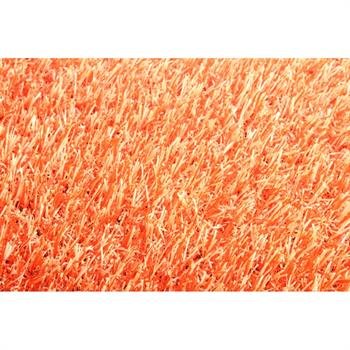 Orange kunstgr�s - gr�st�ppe - pris pr m2